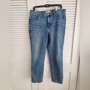 Madewell stovepipe high waisted jeans size 32